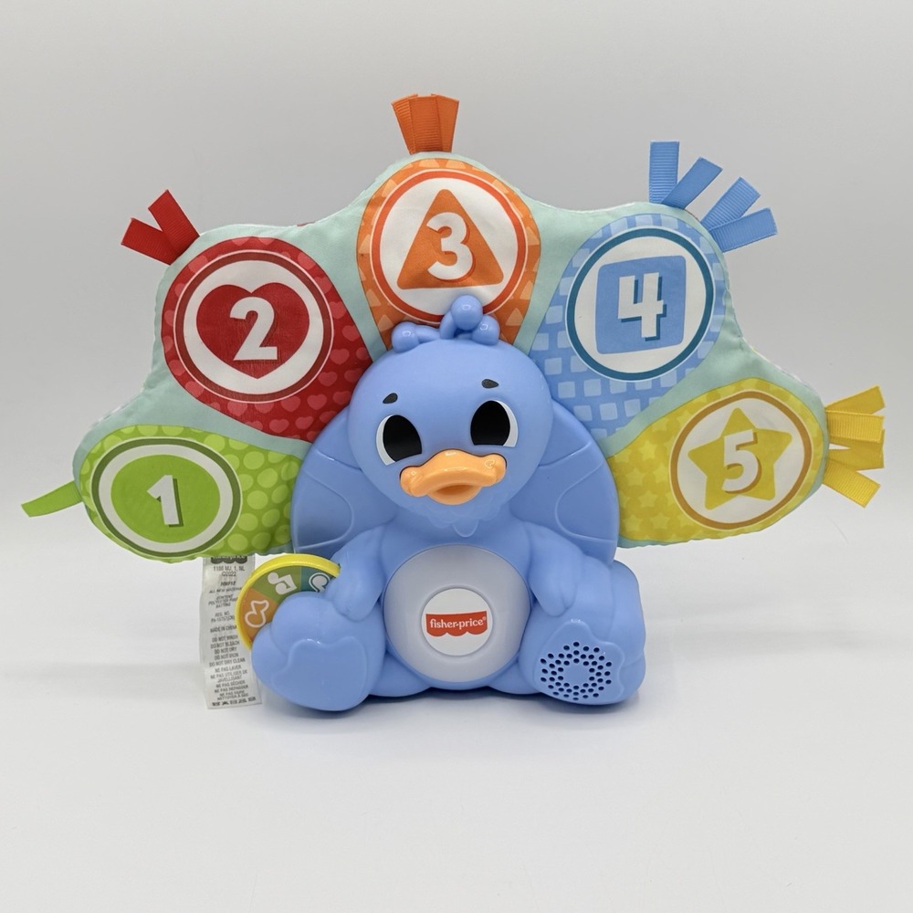 Fisher-Price Linkimals Counting & Colors Peacock Learning Toy HMF12 Tested